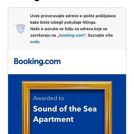Sound Of The Sea Apartment Sveti Stefan Exterior photo